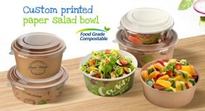 Custom Paper Salad Bowls