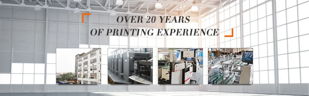 over 20years printing experierce