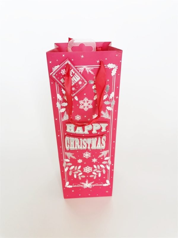 Bottle paper bags with handles china