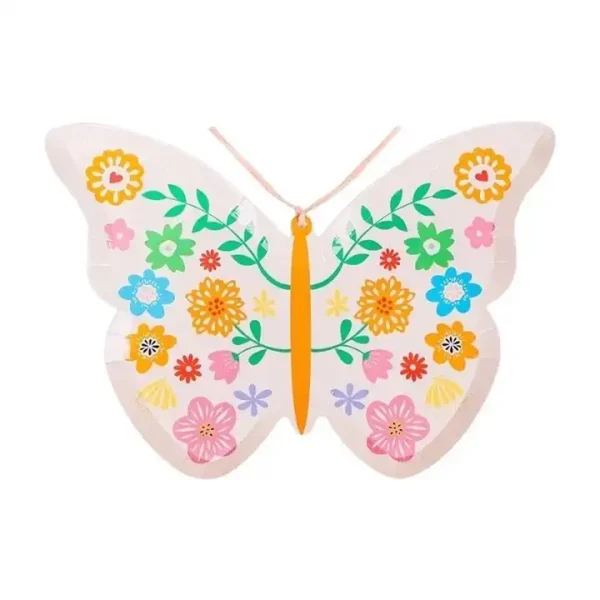 Butterfly paper plate