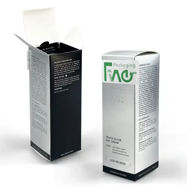 Biodegradable Matt and Glossy Laminated Paper Boxes for Cosmetics Packaging