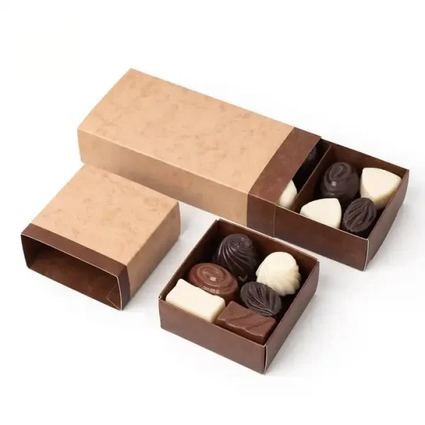 Eco Friendly Gift Box for Valentines Chocolate Packaging your logo