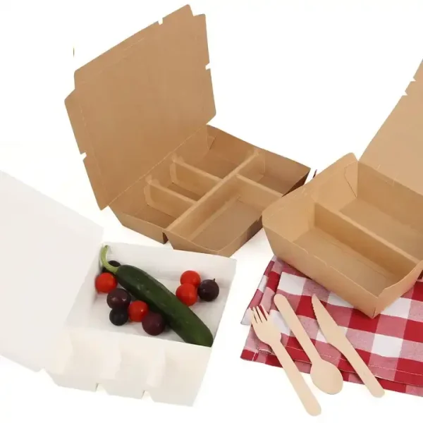 Hot Sell Biodegradable Lunch Box Eco Friendly Paper Packing Boxes