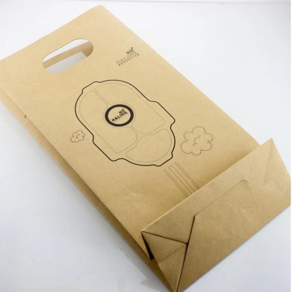 Recyclable DieCut Handle Paper Bag