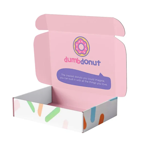 Bulk Order of Custom Printed Donut Boxes for Food Doughnut Packaging OEM