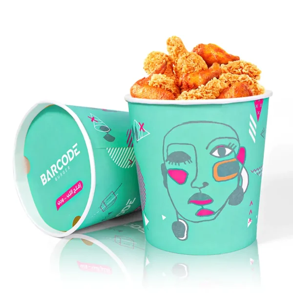 Disposable Eco Friendly Paper Cups for Popcorn and Fried Chicken Paper Buckets3