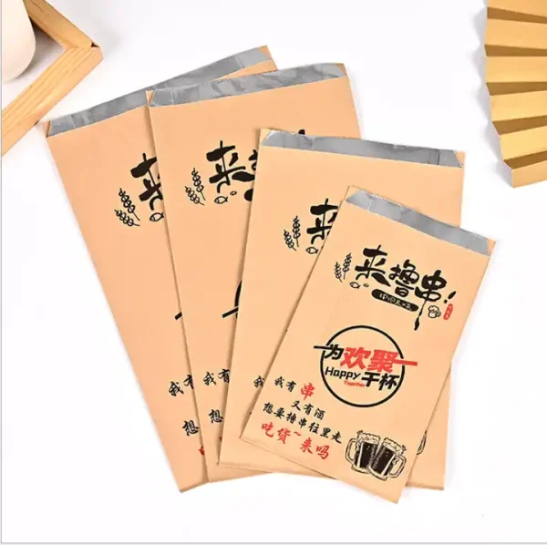 Disposable Hot Food Packing Bags custom print