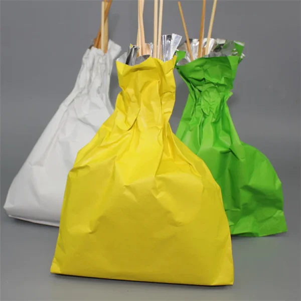 Disposable Hot Food Packing Takeout Paper Bags with Foil wholesale