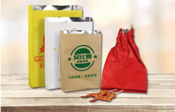 Disposable Hot Food foil Packing Bags