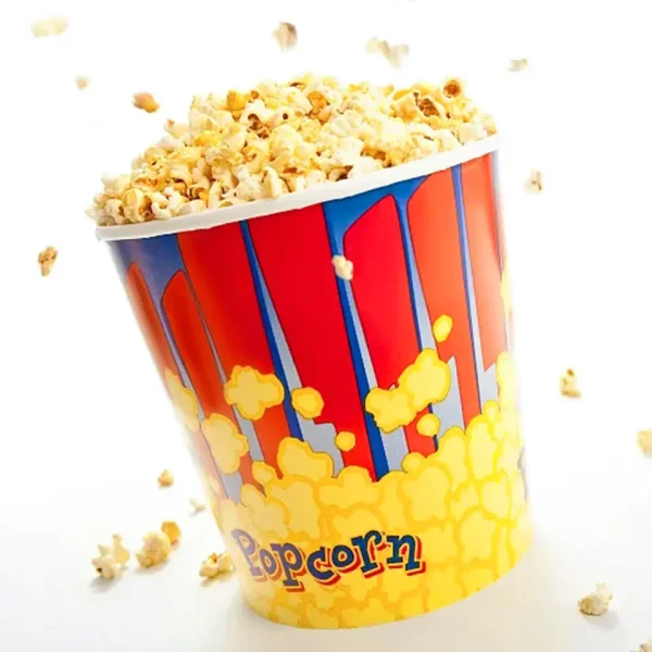 Food Grade Packaging Fried Chicken Buckets Disposable Custom Logo Printed Big Popcorn Cup Paper Bucket6