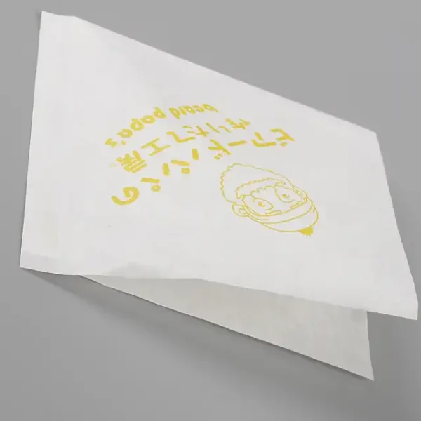 Recyclable Takeaway Fast Food Satchel Paper Bag with Logo Printing wholesale
