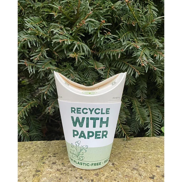 Wholesale Custom Printed Eco Friendly Takeaway Double Wall Ripple Kraft Paper Butterfly Coffee Cups4