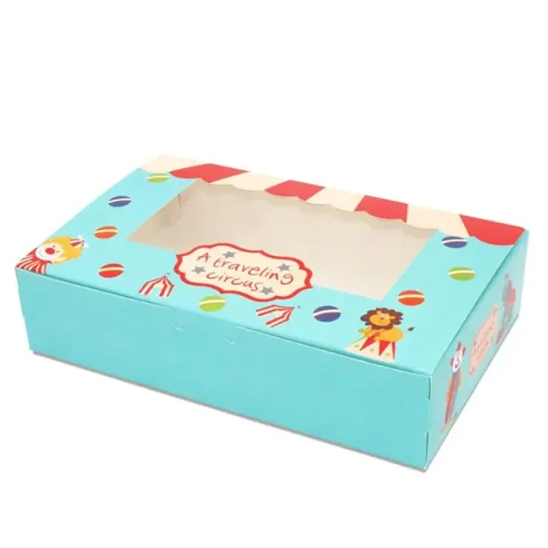 Wholesale Custom Printed Pastry Cookie Sweets Box Packaging Food Doughnut Box factory