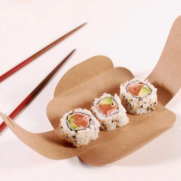 Custom Disposable Japanese Salad Rice Meal Sushi Packaging Takeaway Box factory