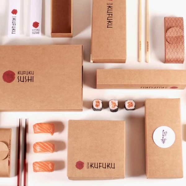 Custom Disposable Japanese Salad Rice Meal Sushi Packaging Takeaway Box wholesale