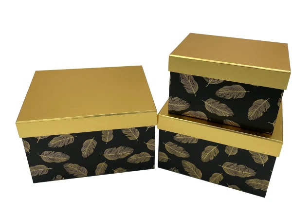 Custom Printed Cardboard Storage Box With Lid wholesale scaled