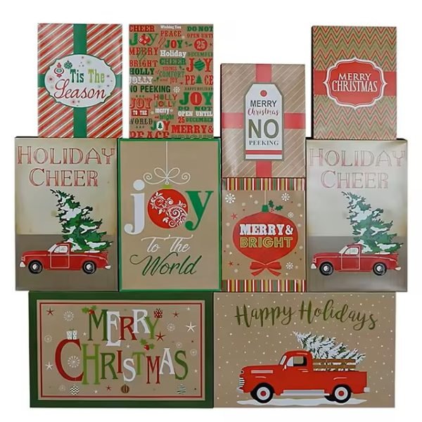 Custom Printed Paper Gift Boxes for Christmas Presents factory