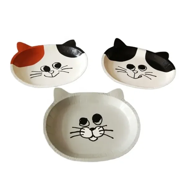 Personalized Paper Plates animal shape
