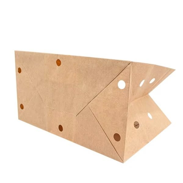 personalized brown paper fruit bags with a twisted handle and air holes