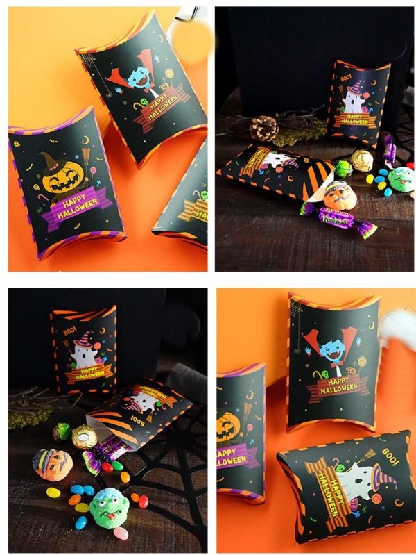 pillow shape boxes with halloween