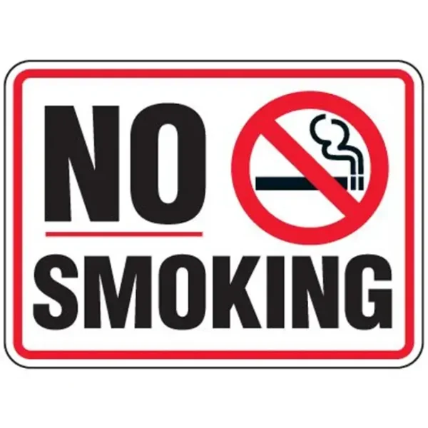 warning sticker no smoking 1